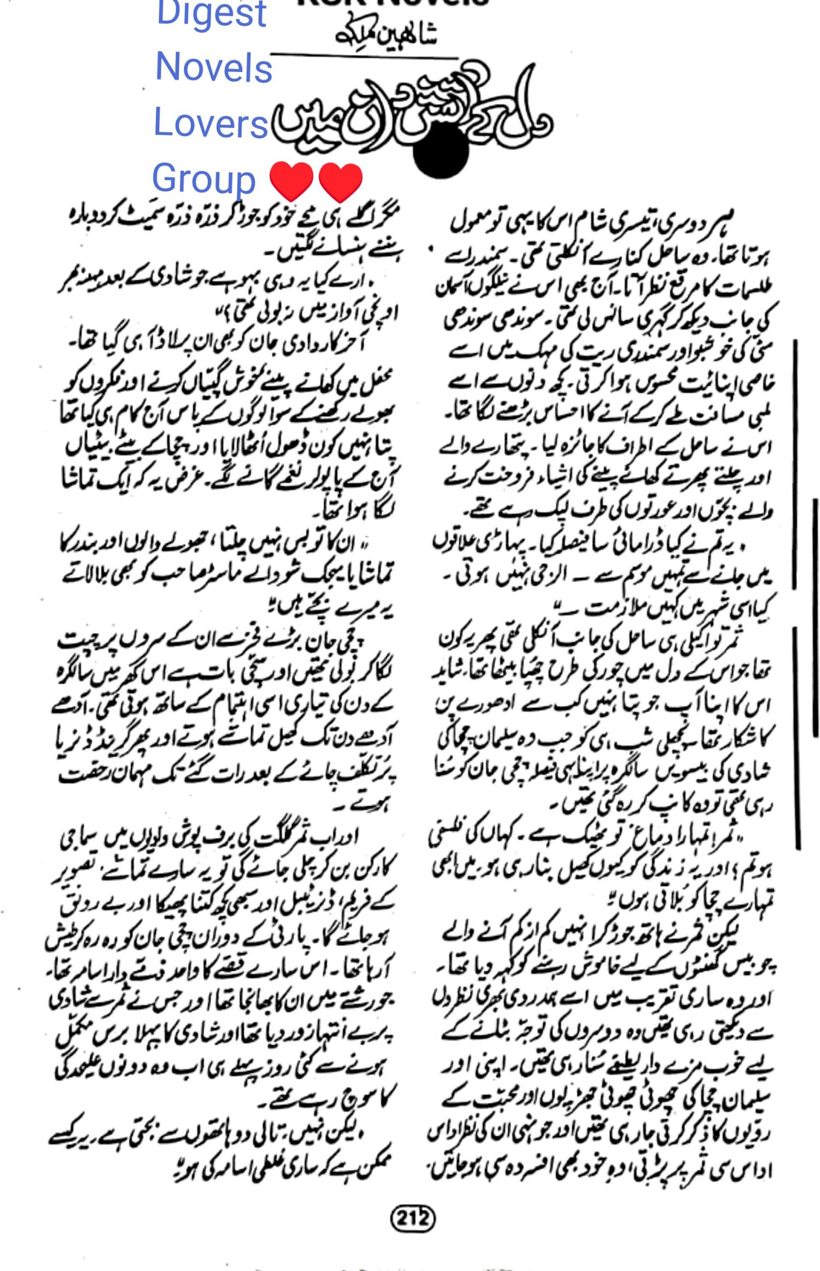 Dil ke atish dan mai by Shaheen Malik