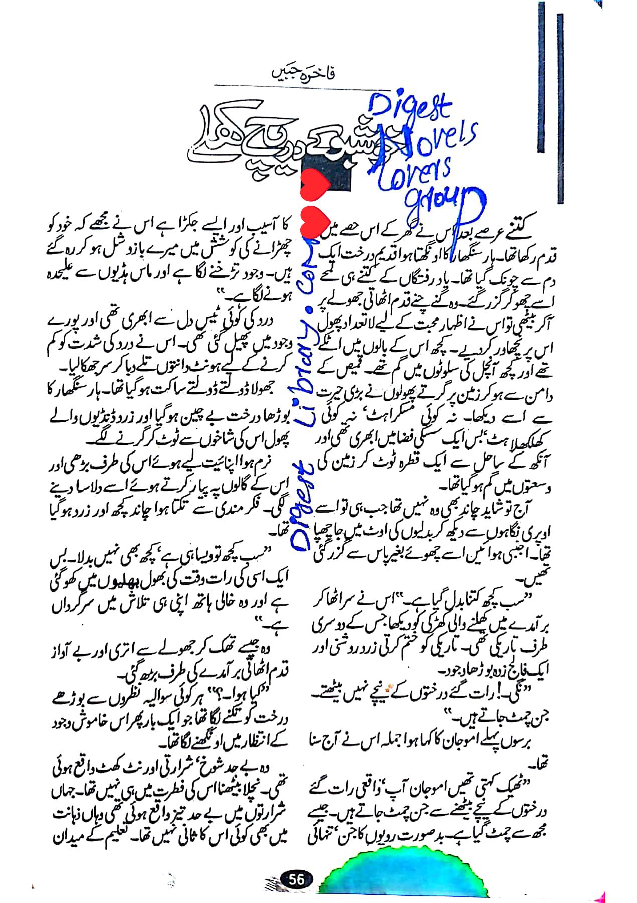 Khushboo ke dareeche khule by Fakhra Jabeen