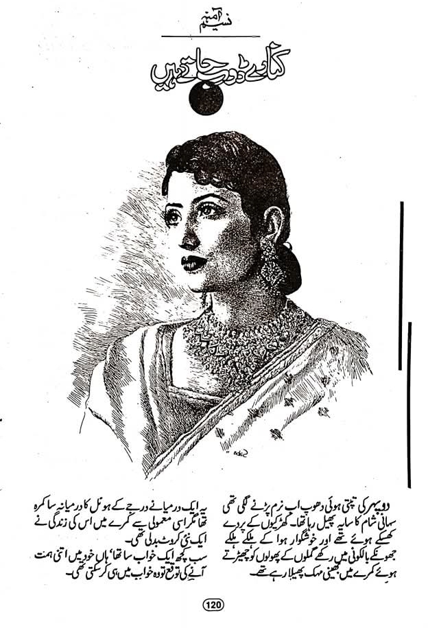 Kinaray dhoob jate hain complete by Naseem Amna