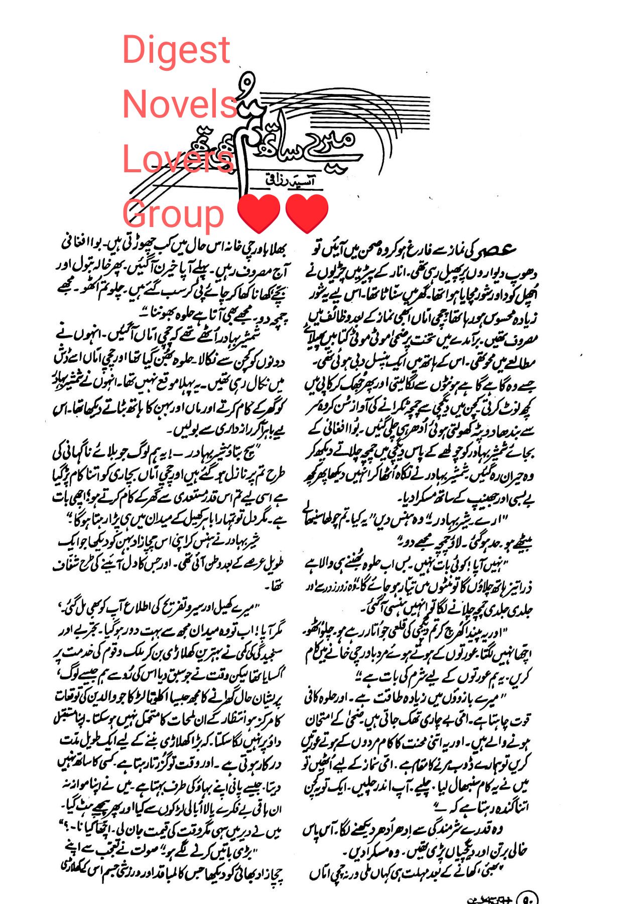 Mere sath tum bhi they by Asia Razzaqi