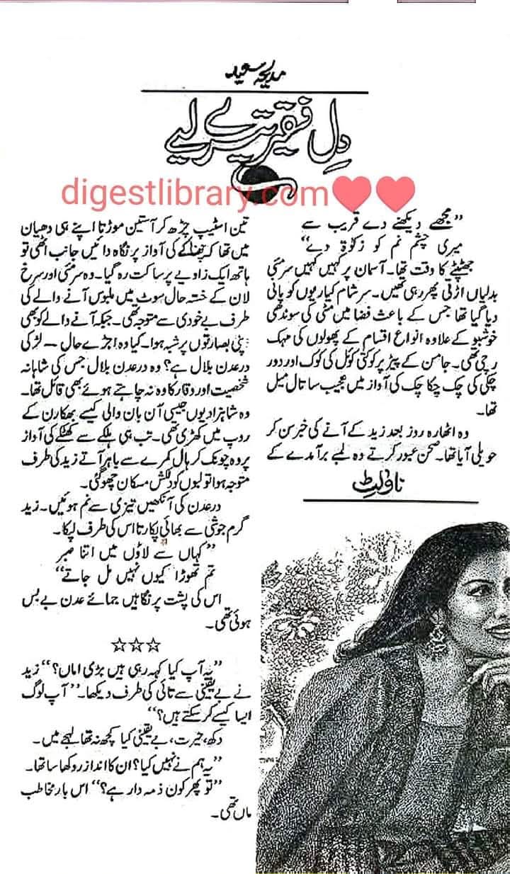 Dil faqeer tere leye by Madiha Syed