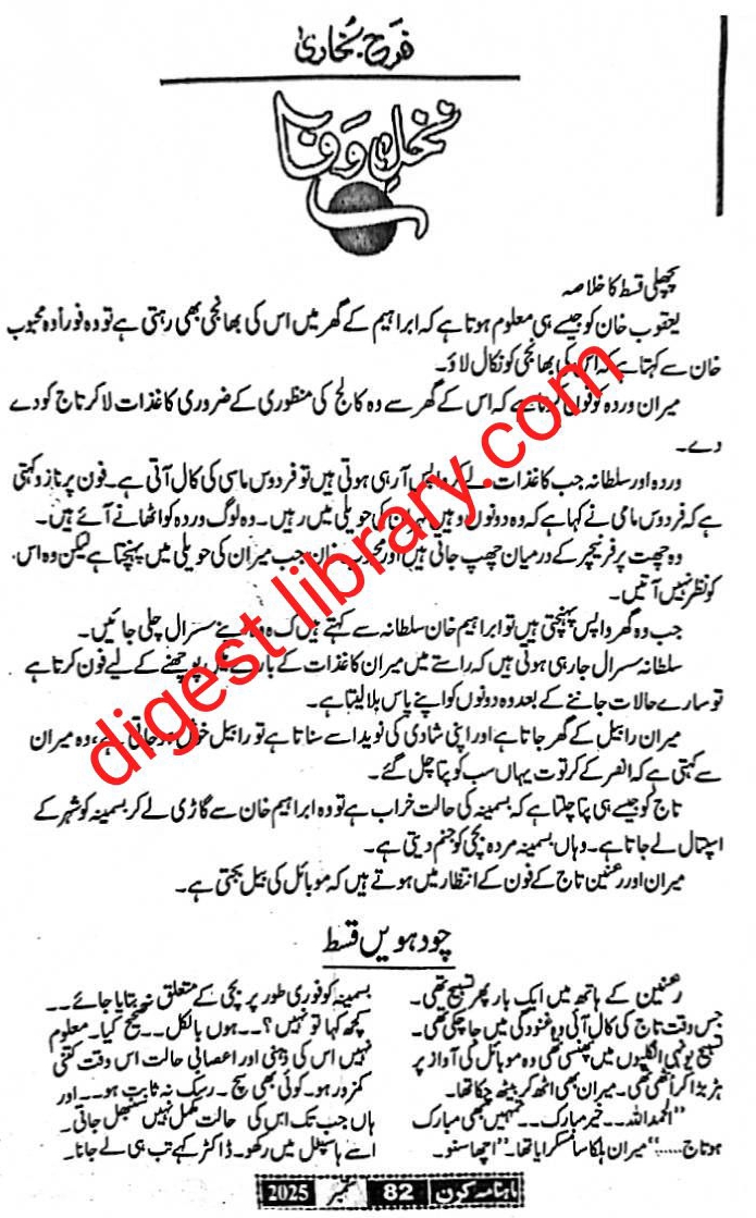 Nakhal e wafa epi_14 by Farah Bukhari