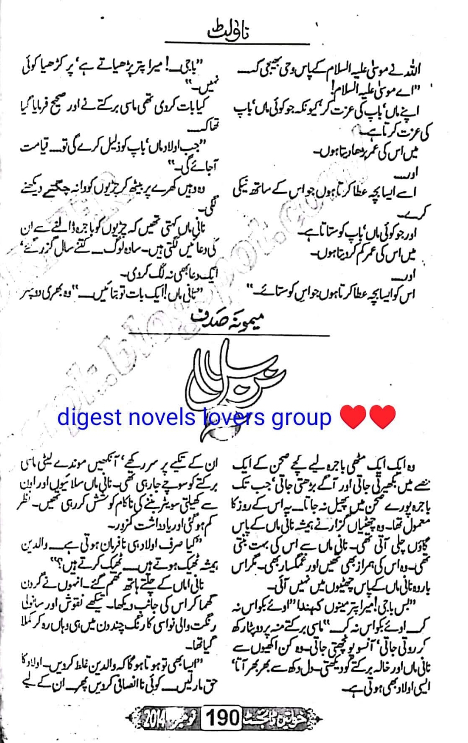 Nirbal by Memoona Sadaf