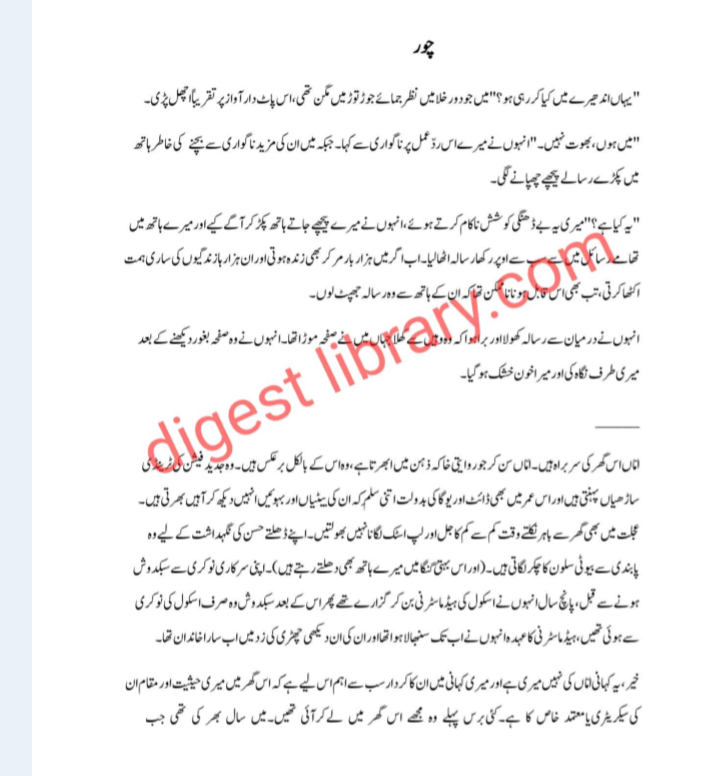 Chor by Asia Raees Khan