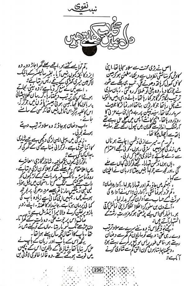 Dil mai gulab khiltay hain by Nabiha Naqvi