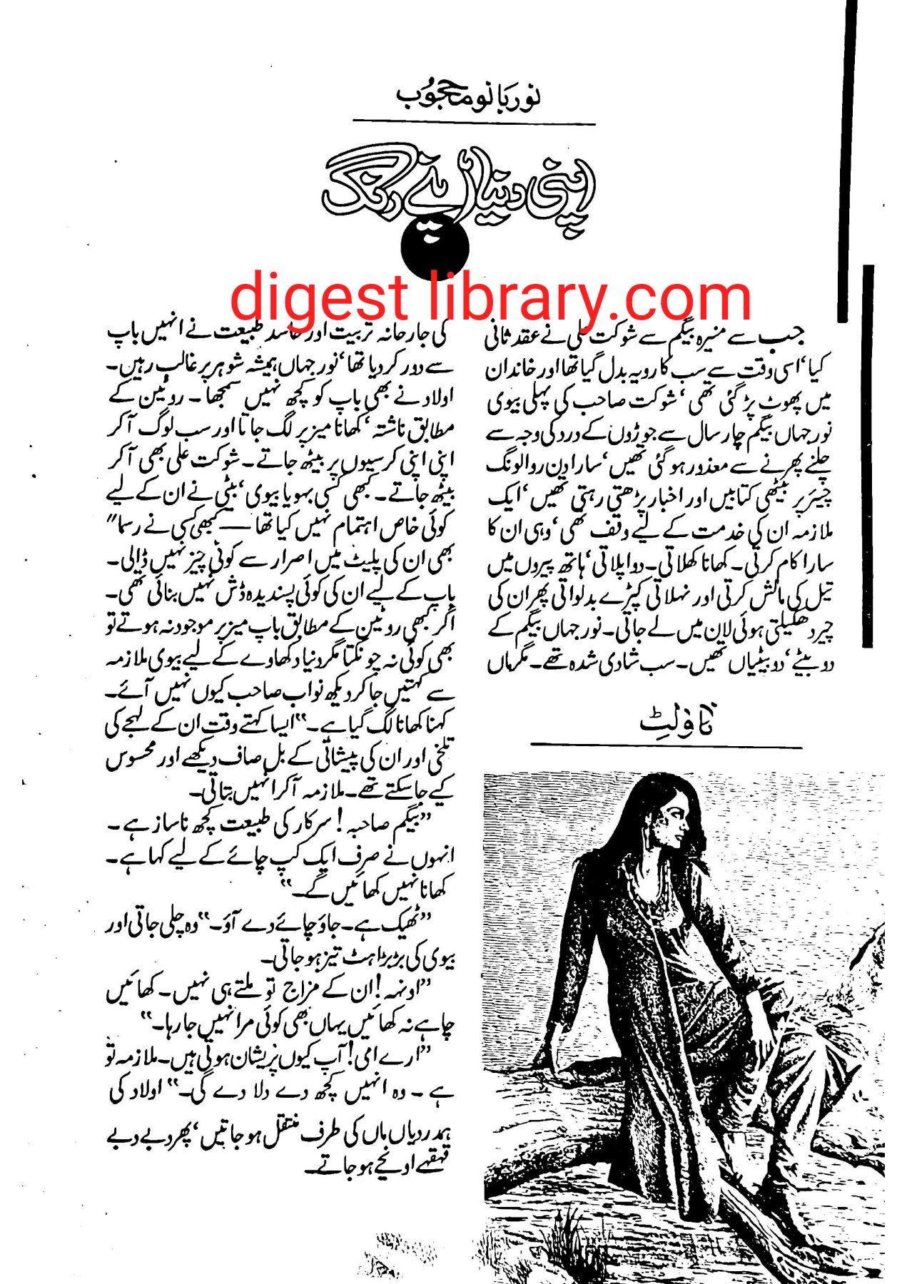 Apni Dunia apne rang by Noor Bano Mahjoob