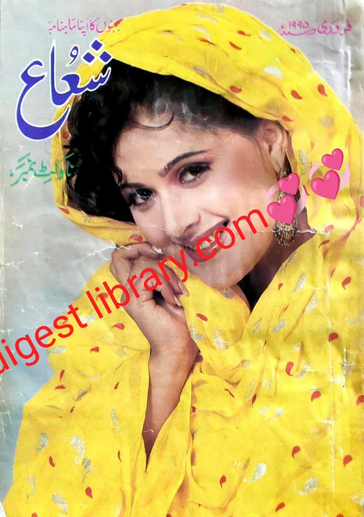 Shua digest February 1995 โ monthly digest issue cover