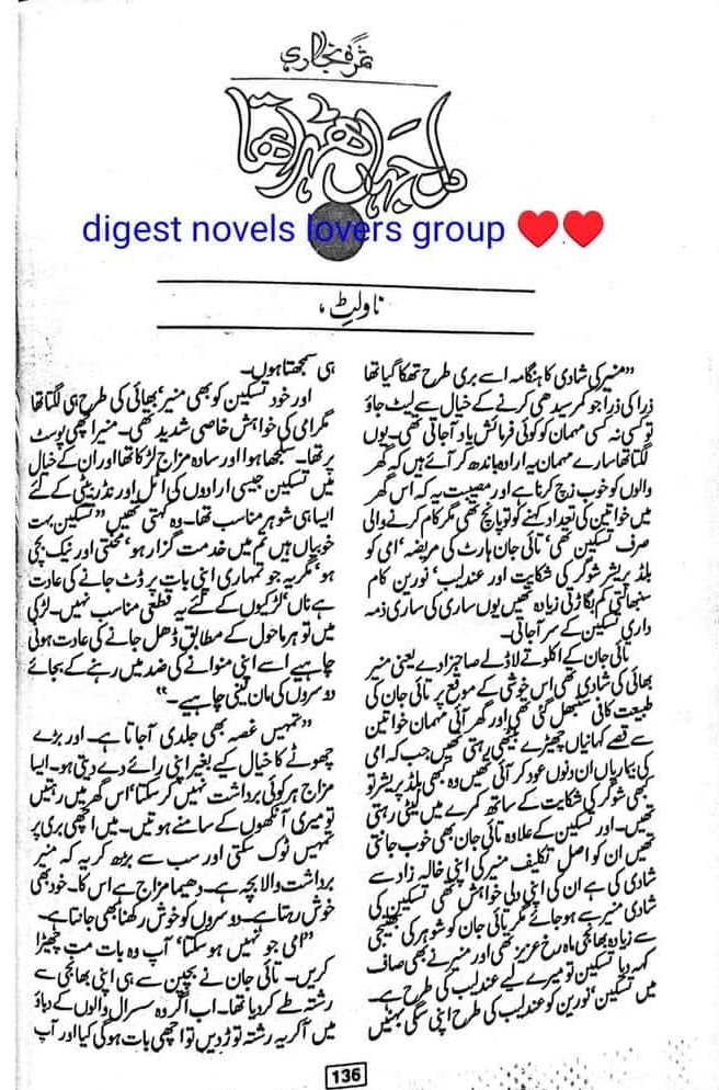 Dil jahan thehra tha by Samra Bukhari