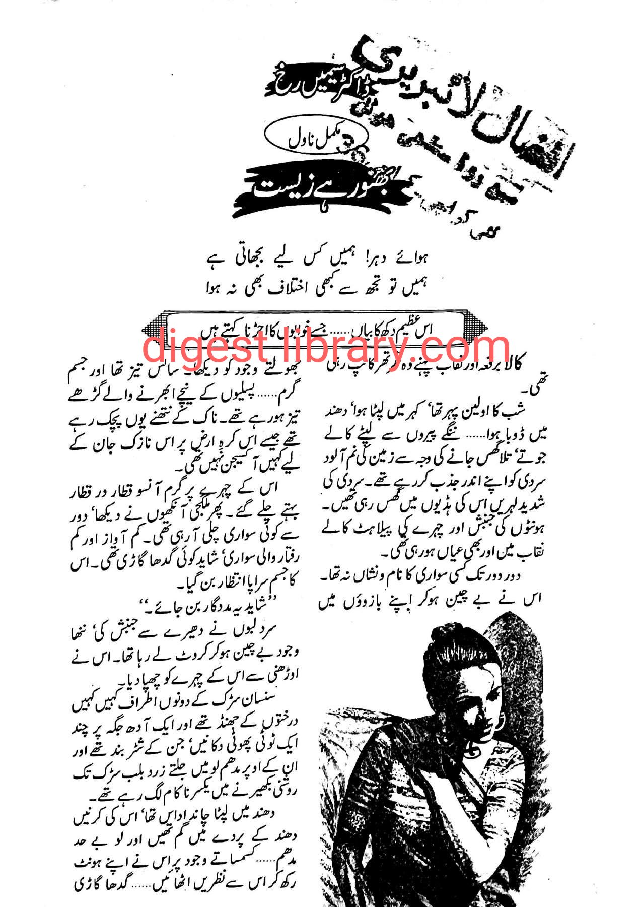 Bhanwar hai zeesat by Doctor Seemi Rukh โ novel cover
